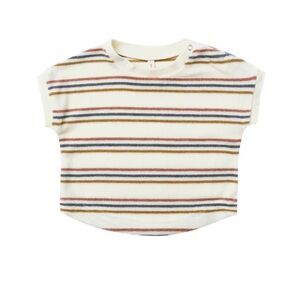 Quincy Mae Retro Stripe Short Sleeve Tee